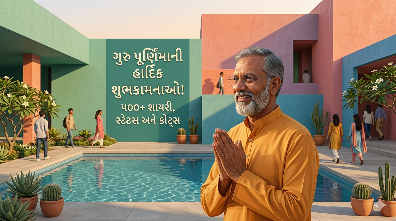 500+ Happy Guru Purnima Wishes in Gujarati | Quotes, Status & Messages