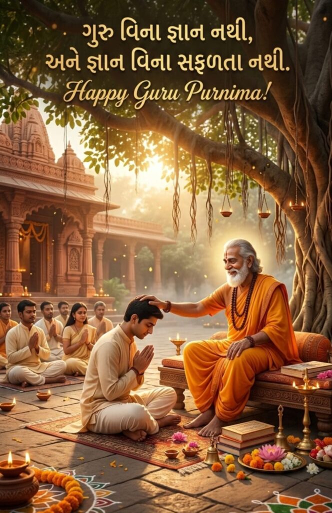 Guru Purnima Status in Gujarati